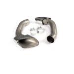 Diffuseur + embouts de pot inox look V8 pour BMW X6 F16 sans pack M – Image 3