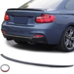 Becquet de coffre M PERFORMANCE NOIR BRILLANT BMW SERIE 2 F22 COUPE A PARTIR DE 09/2013