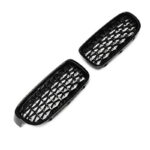 2 GRILLE DE CALANDRE NOIR BRILLANT SPOTS DIAMANT NOIR BMW SERIE 3 F30 F31 A PARTIR DE 10/2011 – Image 4