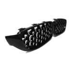 2 GRILLE DE CALANDRE NOIR BRILLANT SPOTS DIAMANT BMW SERIE 4 F32 F33 F36 F82 F83 COUPE CABRIOLET