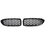 2 GRILLE DE CALANDRE NOIR BRILLANT SPOTS DIAMANT BMW SERIE 4 F32 F33 F36 F82 F83 COUPE CABRIOLET – Image 4
