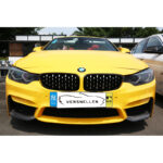 2 GRILLE DE CALANDRE NOIR BRILLANT SPOTS DIAMANT BMW SERIE 4 F32 F33 F36 F82 F83 COUPE CABRIOLET – Image 7