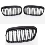 2 CALANDRE DOUBLE LAME NOIR BRILLANT BMW SERIE 2 ACTIVE TOURER F45 ET F46 DE 03/2014 A 02/2018