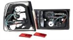 2 FEUX ARRIERE ROUGE ET BLANC CRISTAL + PLATINE BMW SERIE 5 E34 BERLINE DE 1988 A 1995 – Image 3