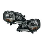 2 feux phare avant look GTI CUP pour VW POLO 9n3 de 04/2005 à 05/2009