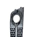 2 GRILLE COUVRE ANTIBROUILLARD NOIR BRILLANT LOOK RS4 POUR AUDI A4 B8 DE 12/2007 A 10/2011 – Image 3