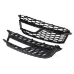 2 grille de pare-chocs look RS5 noir brillant pour AUDI A5 S5 de 08/2011 à 2016 s-line – Image 4