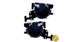 2 ANTIBROUILLARD NOIR TRANSLUCIDE BMW POUR SERIE 5 E60 E61 PACK M – Image 2