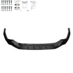 Spoiler de pare-chocs avant noir brillant pour AUDI A3 S-Line et S3 8Y de 07/2019 à 03/2024 – Image 2