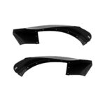 2 extensions de pare-chocs avant noir brillant pour BMW série 3 F30 F31 pack M – Image 4