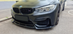 Spoiler avant noir brillant pour BMW M4 F82 2014-2020 avec ABE TÜV – Image 2