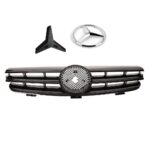 CALANDRE NOIR BRILLANT POUR MERCEDES CLK W209 COUPE ET CABRIOLET DE 03/2002 A 06/2009