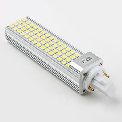 1 AMPOULE LED G24 11W A 60 LED SMD 5050 220V - COULEUR BLANC FROID 6000K