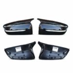 2 coque de rétroviseur look M5 noir brillant pour BMW série 5 G30 et G31