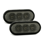2 CLIGNOTANT REPETITEUR FOND NOIR A LED POUR VW GOLF 4 PASSAT POLO FORD FIESTA FOCUS