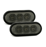 2 CLIGNOTANT REPETITEUR FOND NOIR A LED POUR VW GOLF 4 PASSAT POLO FORD FIESTA FOCUS