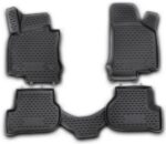 4 tapis de sol caoutchouc spécifique VW GOLF 6 DE 11/2008 A 11/2012