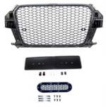 Calandre look RSQ3 noir brillant pour AUDI Q3 et SQ3 8U phase 1 de 06/2011 à 10/2014