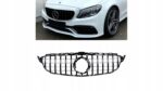 Calandre look AMG GT noir brillant pour MERCEDES classe C W205 phase 2 à partir de 03/2018