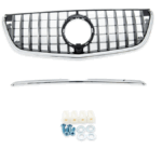 CALANDRE LOOK AMG GT CHROME ET NOIR POUR MERCEDES VITO W447 PHASE 1 DE 03/2014 A 02/2019