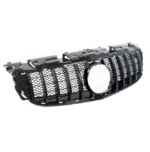 Calandre look AMG GT noir brillant pour MERCEDES SLC R172 phase 2 DE 01/2016 à 2020