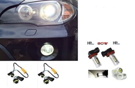 2 AMPOULE H11 80W SURPUISSANTE POUR ANTIBROUILLARD BMW X5 E70 + CANBUS