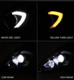2 FEUX PHARE AVANT FULL LED POUR QUAD YAMAHA RAPTOR 250 350 450 750 – Image 5