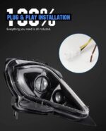 2 FEUX PHARE AVANT FULL LED POUR QUAD YAMAHA RAPTOR 250 350 450 750 – Image 6