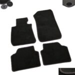 4 tapis de sol premium sur mesure pour BMW série 3 E90 E91 de 07/2005 à 2011