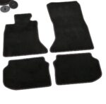4 tapis de sol premium sur mesure pour BMW série 5 F10 F11 de 09/2010 à 2017