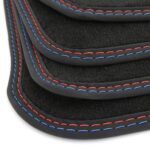 4 tapis de sol premium en velours sur mesure pour BMW série 3 e46 berline coupé touring – Image 2