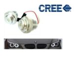 2 AMPOULES A LED LUXEON POUR ANGEL EYES BMW SERIE 5 E60 LCI 2007-2010 EN BLANC XENON