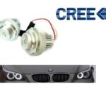 2 AMPOULES A LED LUXEON POUR ANGEL EYES BMW SERIE 5 E60 LCI 2007-2010 EN BLANC XENON
