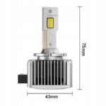 2 ampoule led D1S MTECH 6000K 35W 4200 lumens par ampoule – Image 4