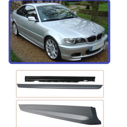 2 bas de caisse pack M M2 pour BMW série 3 E46 coupé et cabriolet