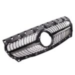 Calandre diamant noir et chrome pour MERCEDES CLA c117 x117 w117 phase 1 de 02/2013 à 01/2016