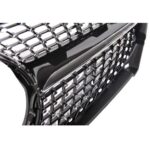 Calandre diamant noir et chrome pour MERCEDES CLA c117 x117 w117 phase 1 de 02/2013 à 01/2016 – Image 3