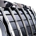 Calandre look AMG GT noir et chrome Mercedes CLA phase 1 C117 X117 W117 de 02/2013 à 01/2016 – Image 3