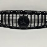 Calandre look AMG GT noir brillant et logo MERCEDES CLA phase 1 C117 X117 W117 de 02/2013 à 01/2016