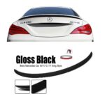 Becquet de coffre look AMG CLA 45 noir brillant pour MERCEDES CLA C117 W117 de 2013 à 2019 – Image 2