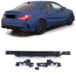 Diffuseur de pare-chocs look CLA 45s AMG pour Mercedes CLA c117 w117 phase 2 de 02/2016 à 2019