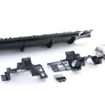 Diffuseur de pare-chocs + embouts pot look CLA 45s AMG pour Mercedes CLA c117 w117 phase 2 de 02/2016 à 2019 – Image 10