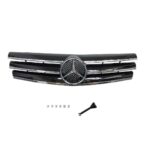 Calandre look CL pour Mercedes SL R129 de 03/1989 à 07/2001 chrome et noir + logo