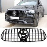 Calandre look AMG GT panamerica noir pour MERCEDES GLE V167 et GLE coupé C167 à partir de 02/2019