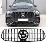 Calandre look AMG GT panamerica noir pour MERCEDES GLE V167 et GLE coupé C167 à partir de 02/2019 – Image 2