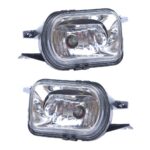 2 antibrouillar chrome pour MERCEDES classe C W203 CL203 CLK W209 SLK R170