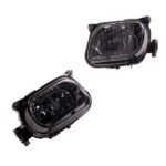 2 antibrouillard noir pour Mercedes CLK W208 classe E W210 – Image 2
