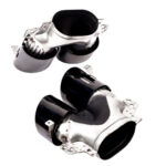 2 embout de pot look A45 AMG noir brillant pour MERCEDES classe A w177 A45 AMG et CLA c118 45 AMG – Image 4