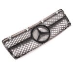 CALANDRE MERCEDES CLASSE C W202 CHROME ET NOIR DE 1992 A 1999 + LOGO – Image 4