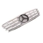 CALANDRE MERCEDES CLASSE C W203 BERLINE CHROME ET GRIS SILVER + LOGO DE 04/2000 A 12/2006 – Image 2